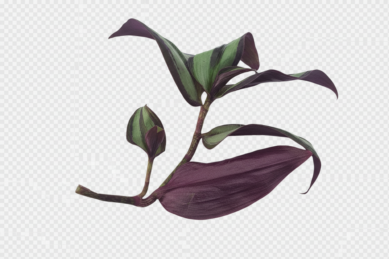 Tradescantia zebrina ‘Silver Smudge'   - Wandering Dude - Cutting